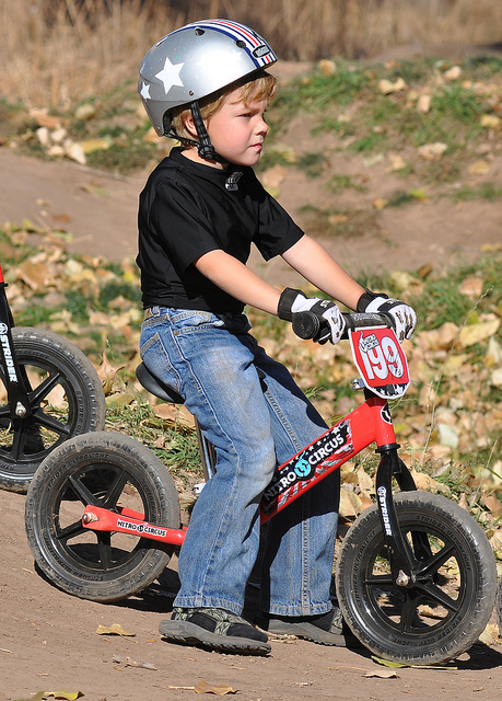 older strider rider boy